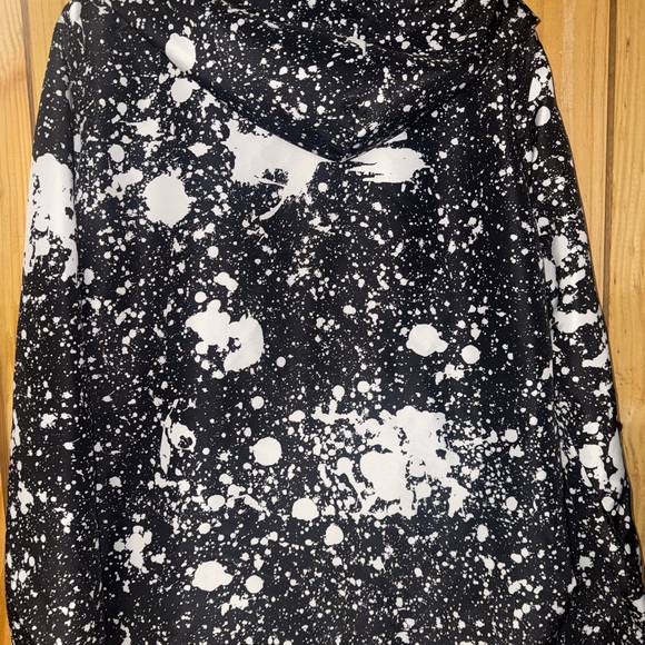 Carbon Monochrome Splatter Jacket with Red Accents - Picture 3 of 4